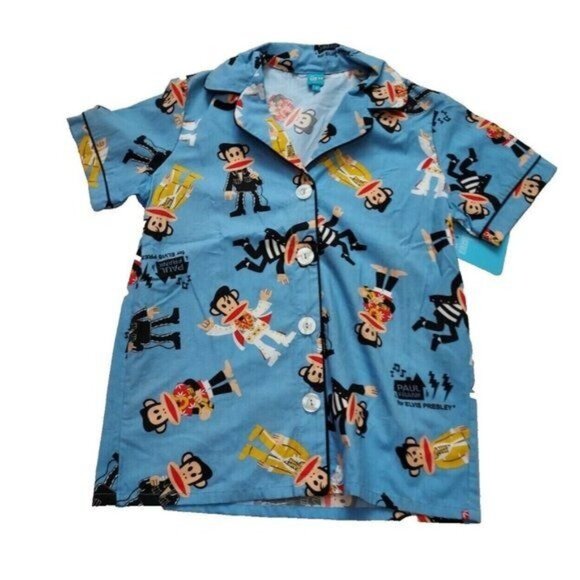 Vintage Paul Frank Limited Edition Elvis Julius Pajama Set, Size Small - Picture 2 of 9